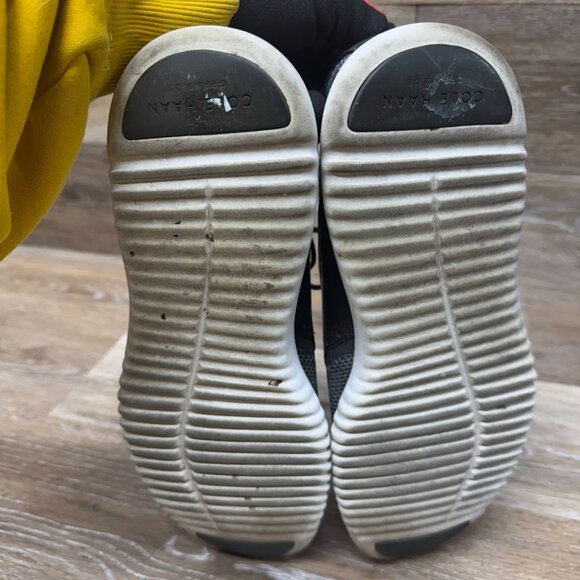 Cole Haan 2.Zerogrand Packable Gray Tweed Saddle-Knit Oxford Shoes Men's Size 10 - Picture 4 of 8